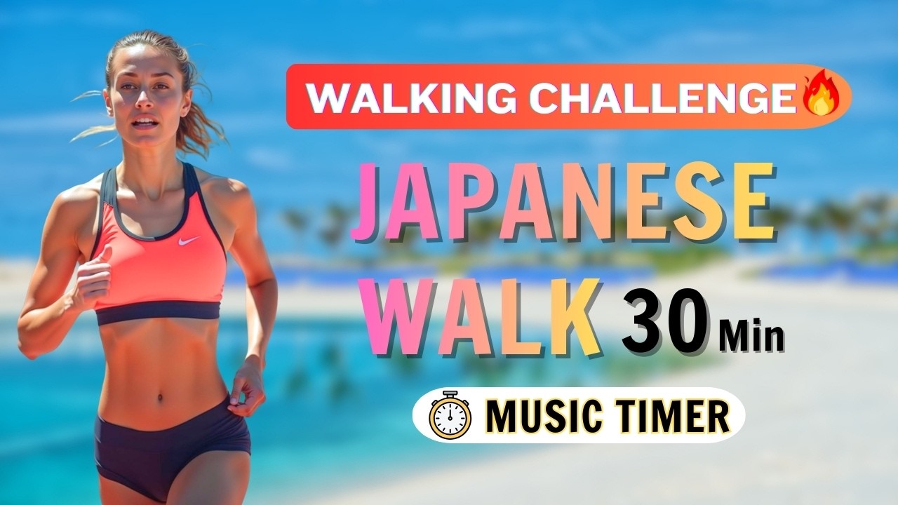 30 MIN Japnese WALKING CARDIO WORKOUT | Intense Full Body Fat Burn at Home