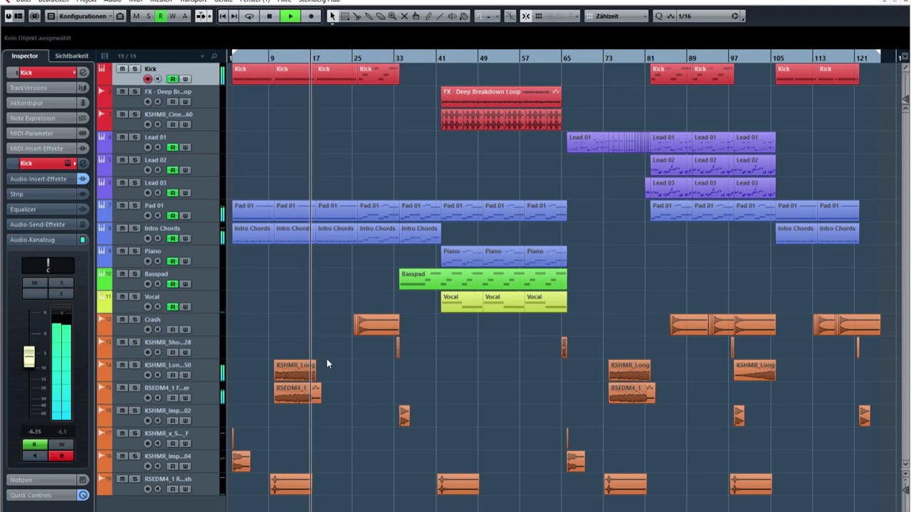 Cubase Template - Hardstyle Universe