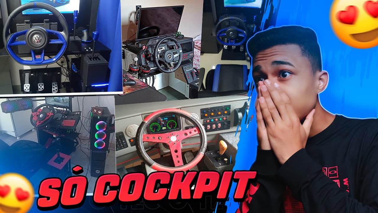 SÓ COCKPIT CASEIRO MUITO LOKO* | REAGINDO A PROJETOS DOS INSCRITOS 2