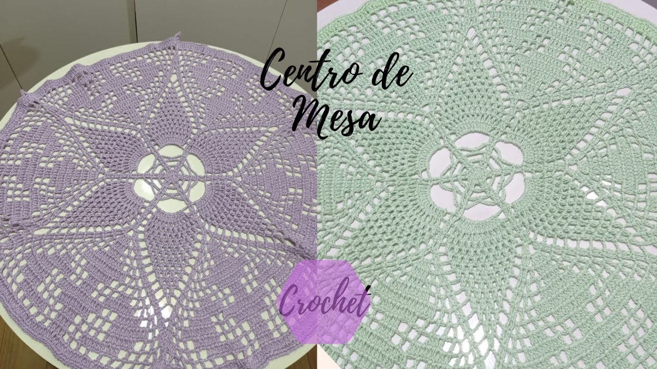 Centro de mesa de piñas paso a paso en crochet