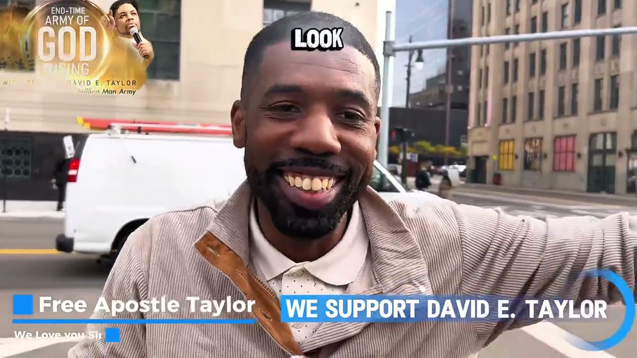 We Stand for Apostle David E. Taylor 🫡