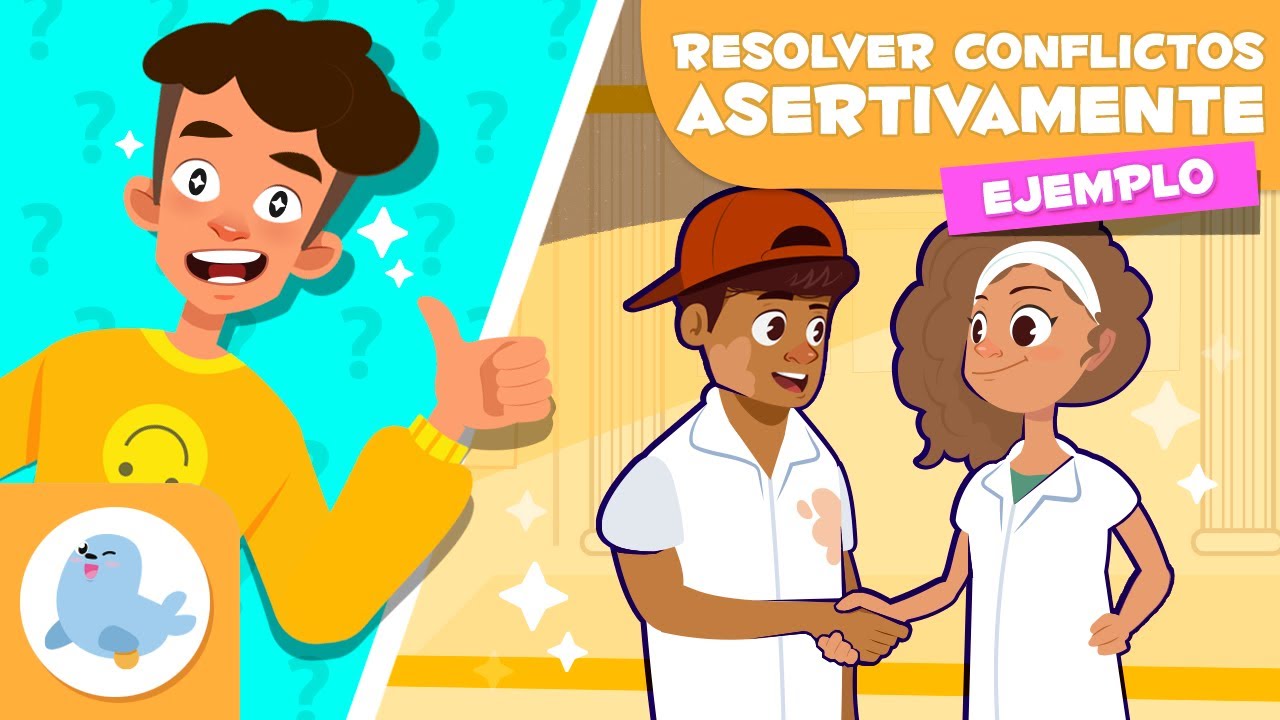 RESOLVER CONFLICTOS ASERTIVAMENTE: ¡Un caso práctico! 🖼️🗿 Guía para niños 🤩 Episodio 2