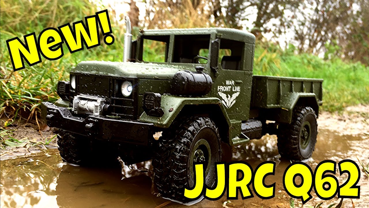 New JJRC Q62. Review & Test. Budget 1/16 RC Military Truck Review. Gearbest.