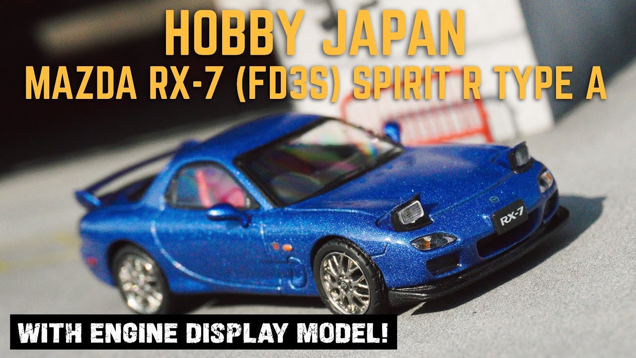 HOBBY JAPAN 1/64 — Mazda RX-7 (FD3S) Spirit R Type A 