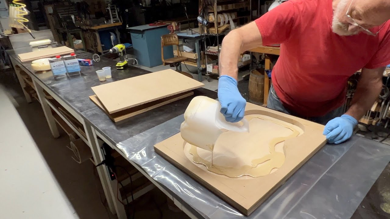 Ken Parker Archtoppery - Arched Plates - Work Holding - Finishing the Carving Nest - Chapter 1