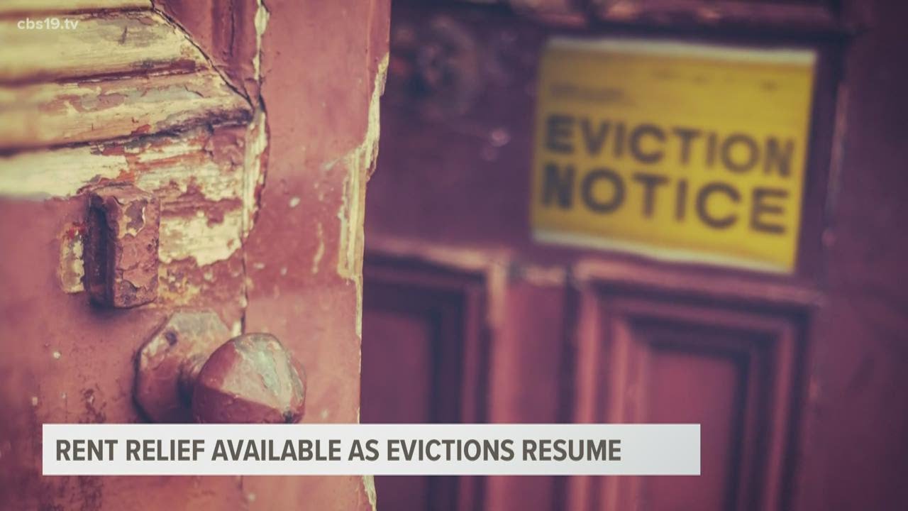 Rent relief available as evictions resume