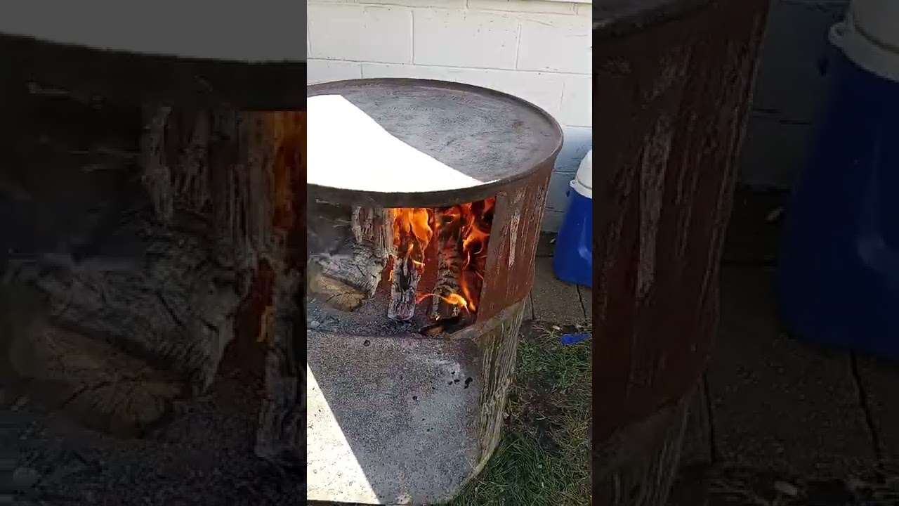 aquí miren preparando el tambo para hacer tortillas 😋😋