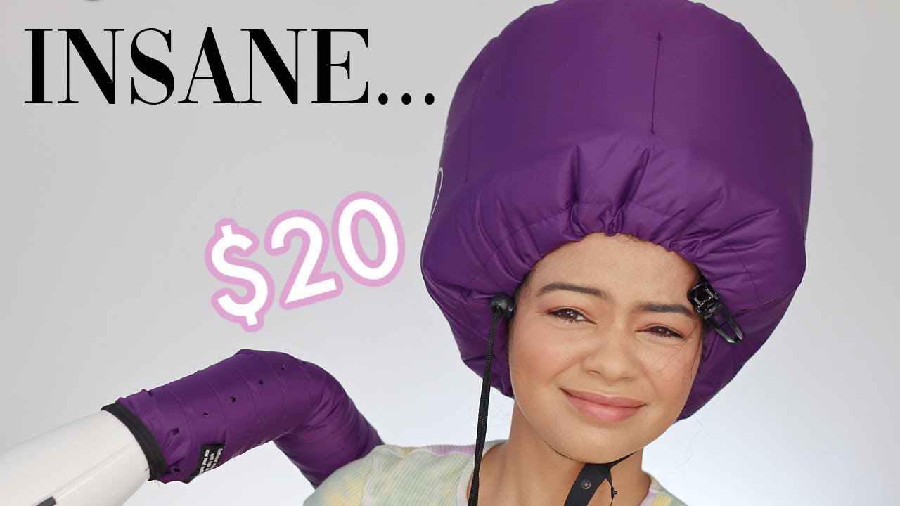 BONNET HOOD HAIR DRYER ON CURLY HAIR - HONEST OPINION