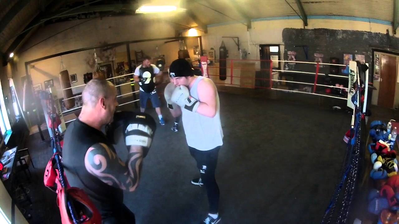 Pad work, PenAber Boxing Gym