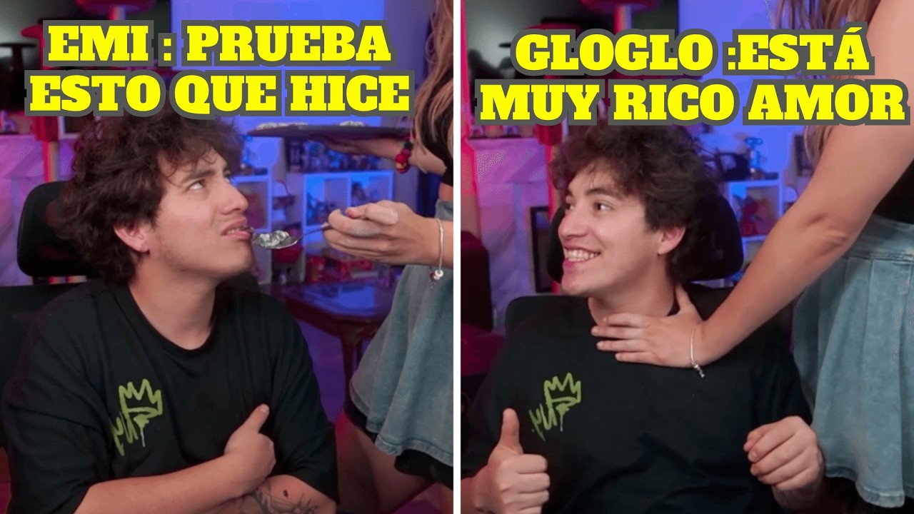 EMIKUKIS LE HACE PROBAR ALGO QUE COCINÓ A GLOGLO