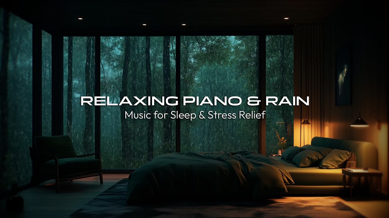 Relaxing Music | Soft Piano & Rain Sounds (Peaceful Sleep • Calm Mind • Study) Session 5/5