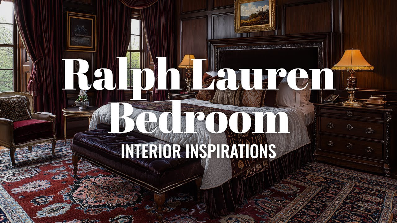 Dark & Moody Bedrooms: Recreating Ralph Lauren's Signature Intimacy