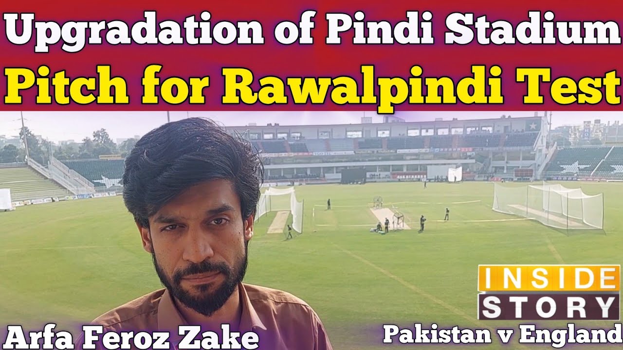 Upgradation work at Pindi Cricket Stadium | Pitch for Rawalpindi Test | Pakistan | England