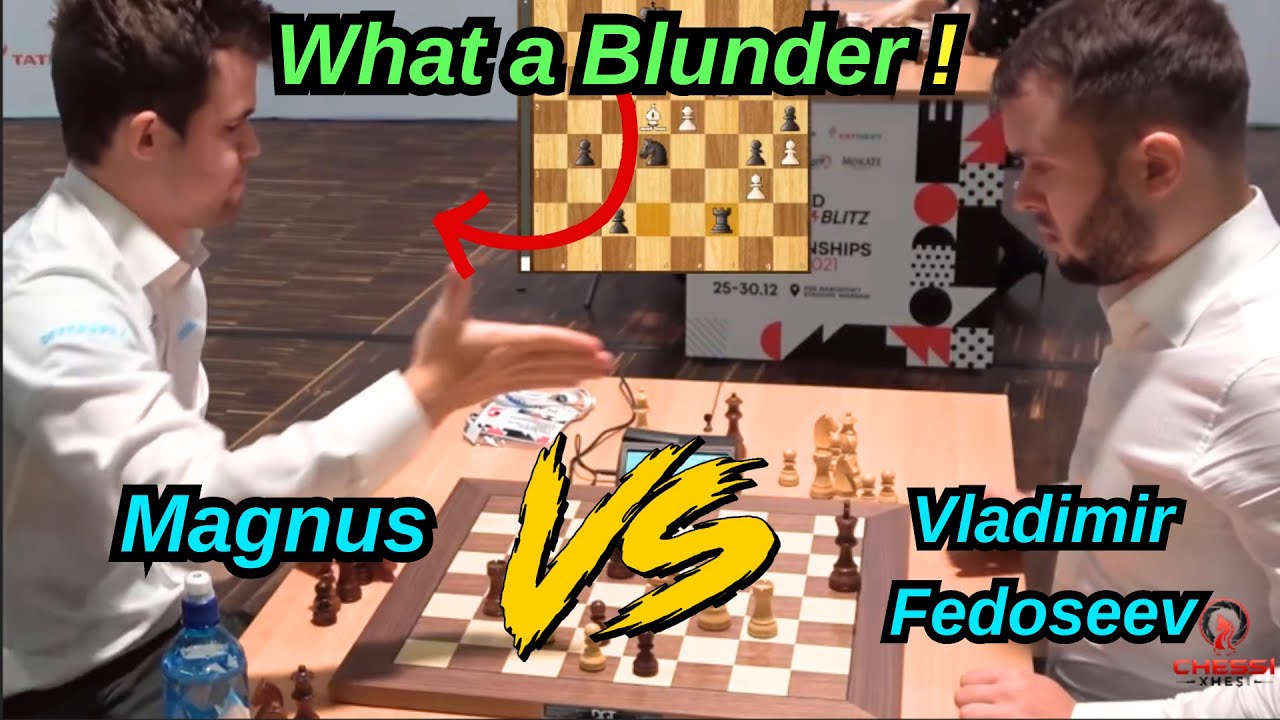 Epic Chess Fail: Magnus vs Fedoseev