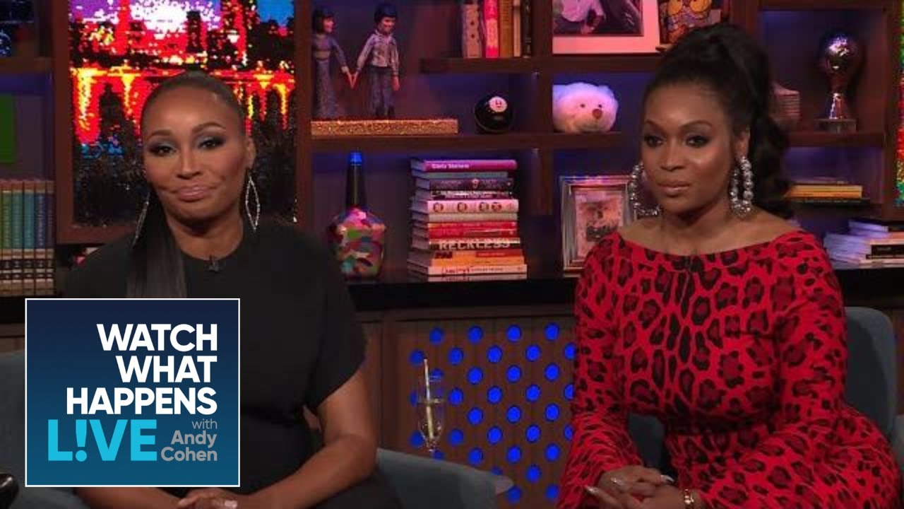 Do Marlo Hampton And Cynthia Bailey Speak With Kenya Moore? | WWHL