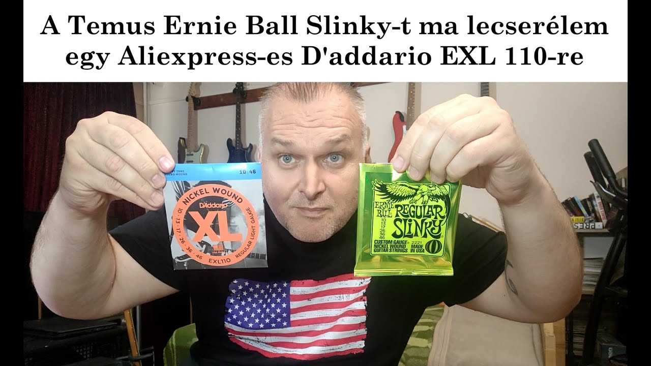 D'addario az Aliexpressről VS a Temus Slinky