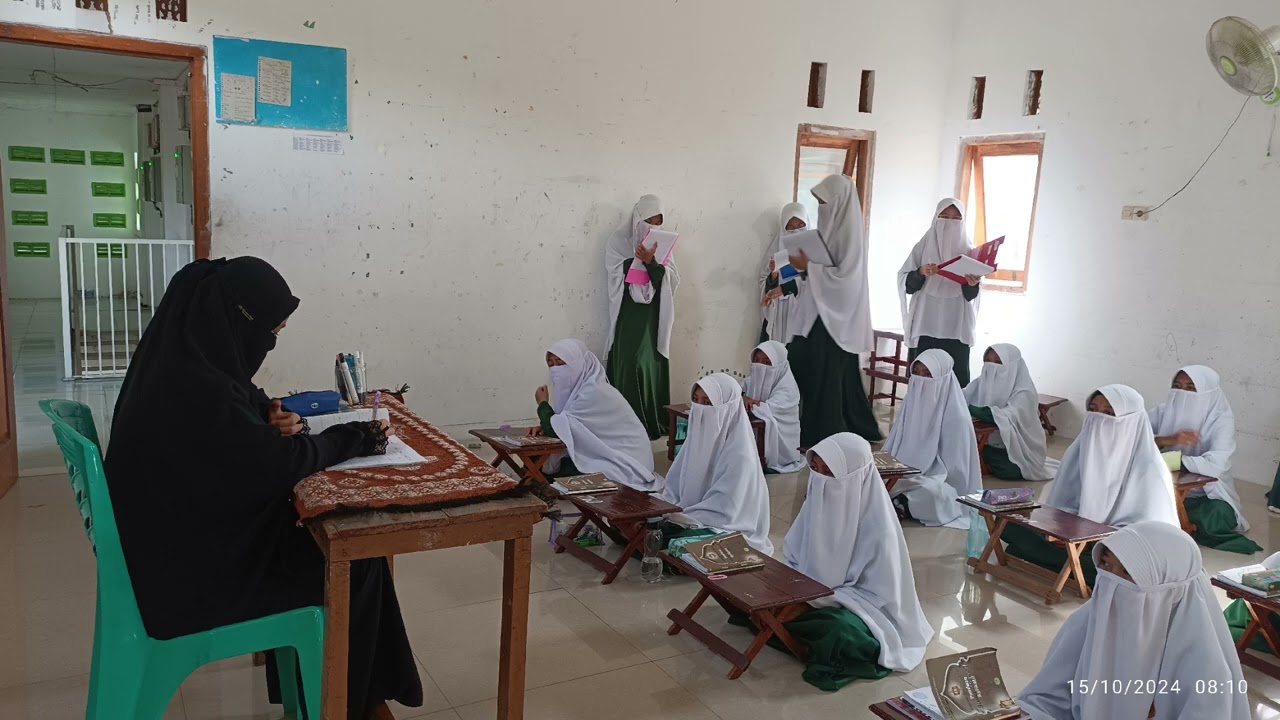 Praktek Mengajar Tahap 1 Santriwati Kelas 6 Nopember 2024