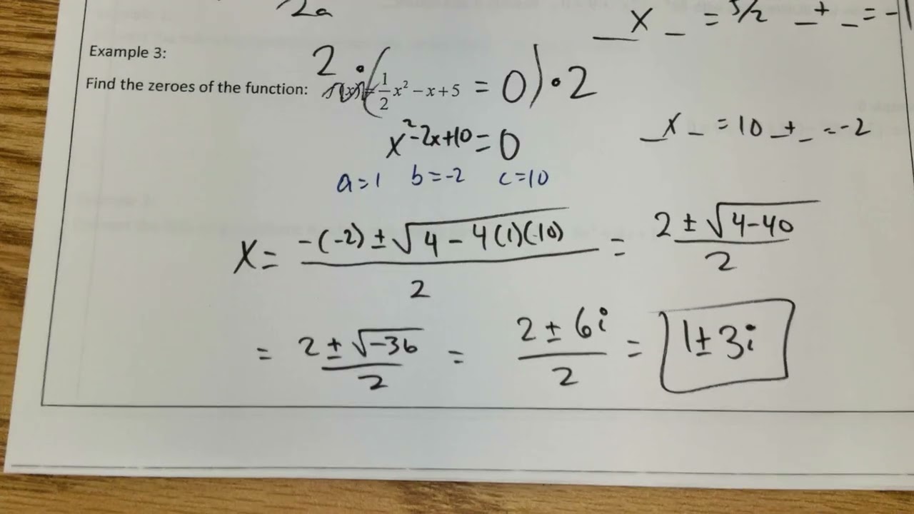 MATH 124 - 3.2 Video