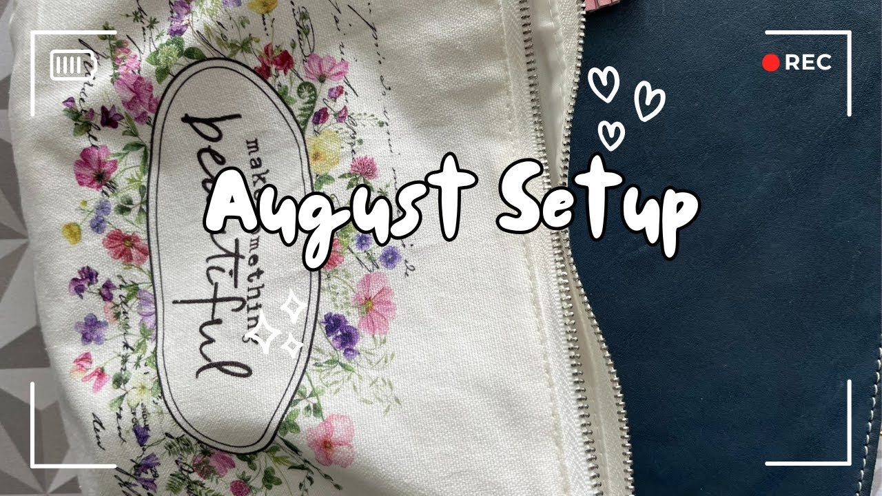 August Planner Setup | Sterling Ink | Cocoa Daisy