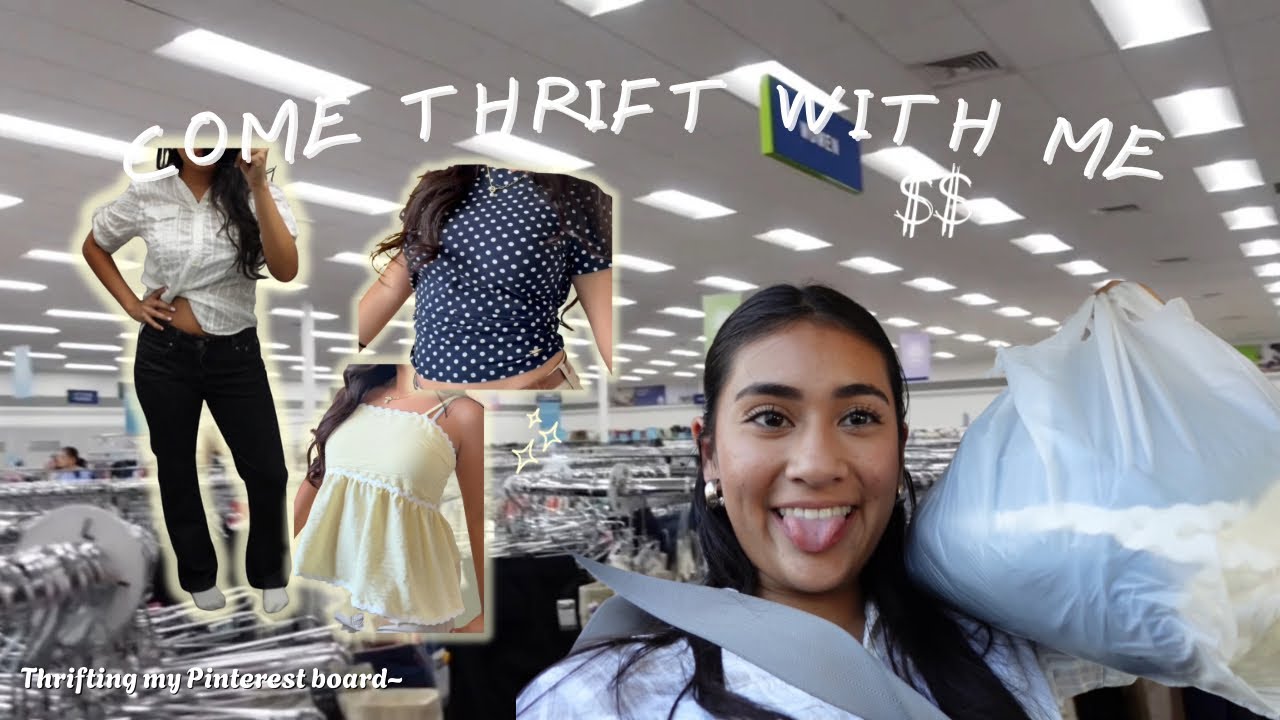 THRIFTING MY SUNMER WARDROBE  | thrifting, try on haul, grwm