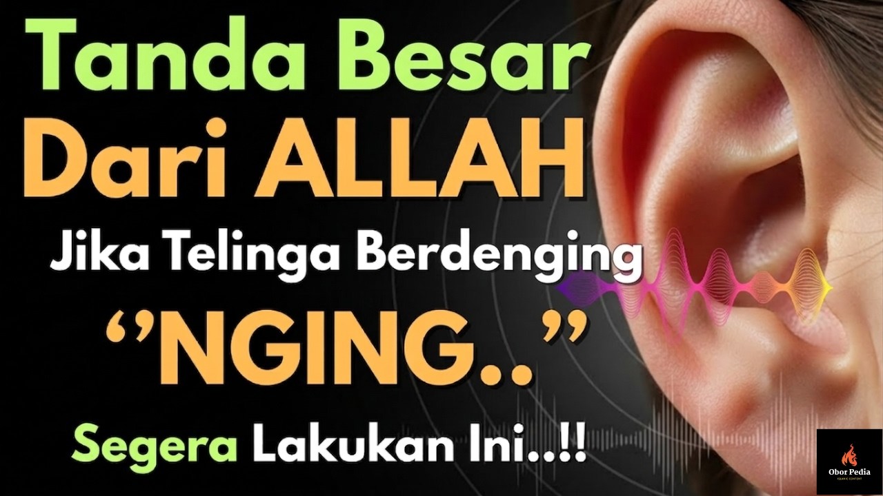 🔥❌ MUSLIM HARUS WASPADA! Jika Telinga ANDA Berdenging Menjelang Idul Fitri Ini Tandanya  !!