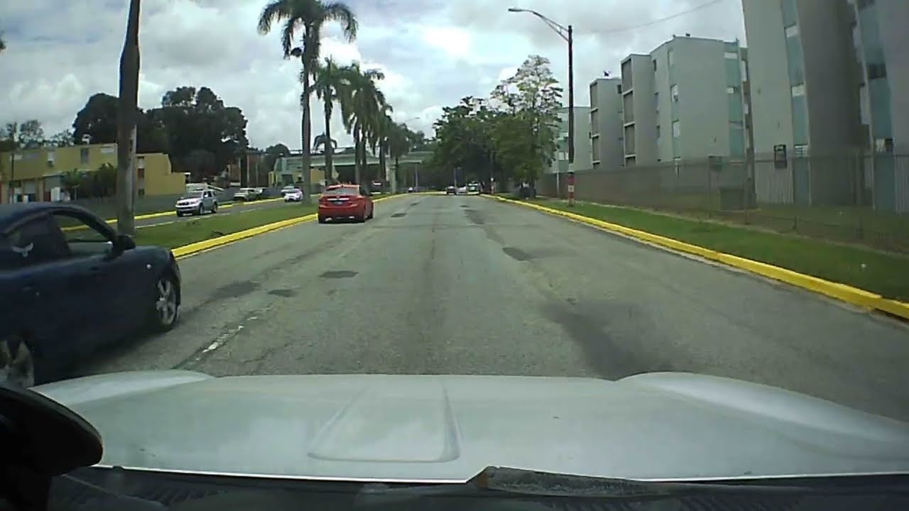 Driving around Mayaguez PR