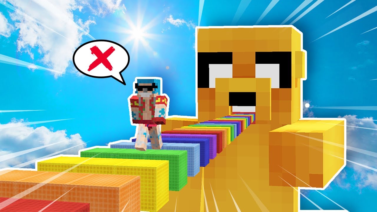 ¿PUEDE UN NOOB ESCAPAR DEL PRO EN EL PARKOUR MÁS LARGO DEL MUNDO? 😆 [RÉCORD MUNDIAL] | MINECRAFT