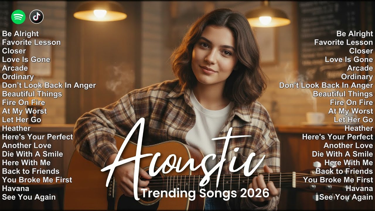 Acoustic Popular Songs Cover 💛🎶 New Song Playlist 🔥 Passenger, Benson Boone, Sam Smith