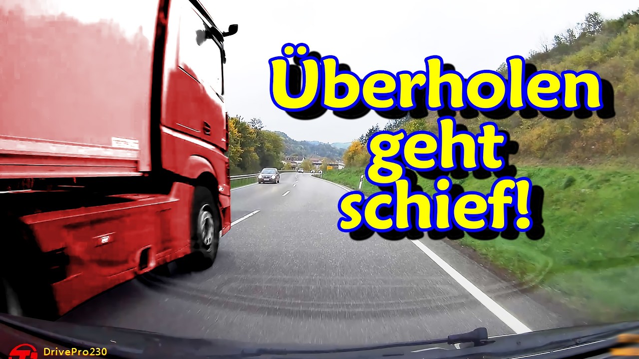 Krankentransport fährt rücksichtslos, Irres Überholen und offene Tür! | DDG Dashcam Germany | 