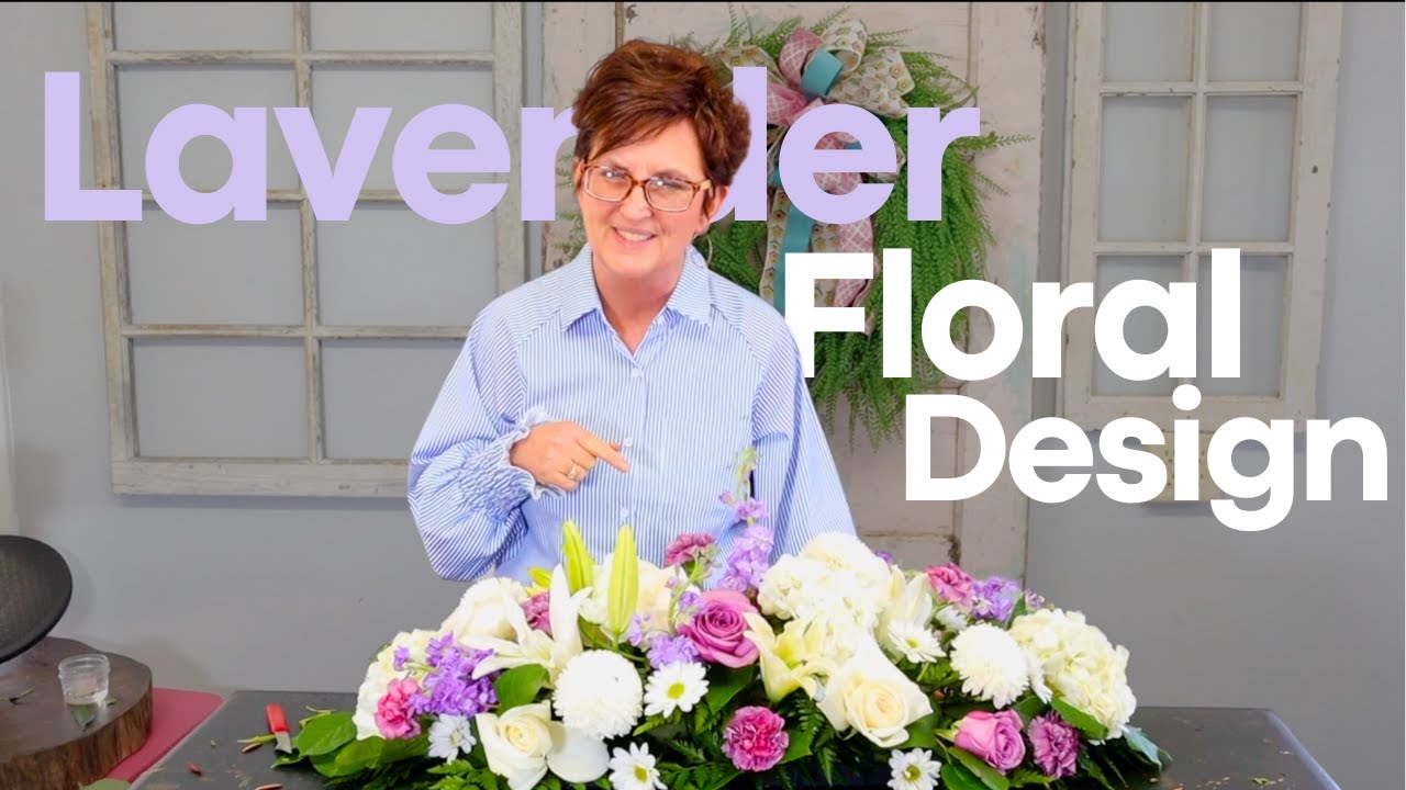 Designing a Lavender Centerpiece!