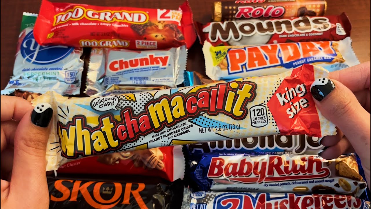 АСМР | Пробуем Американские Шоколадные Конфеты и Сладости 🍫🇺🇸 | Звуки Еды, Шёпот, Итинг