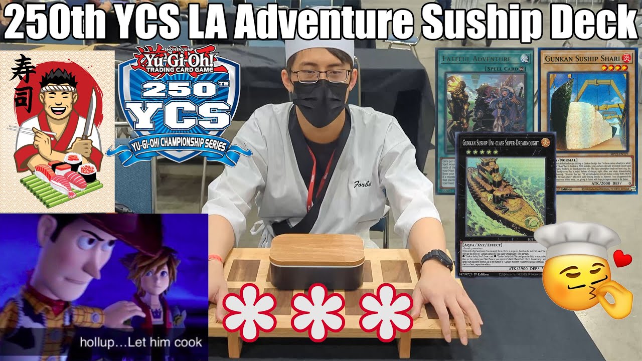 250th YCS LA Adventure Suship OTK Deck Profile featuring 3-star Michelin Chef Forbes (April 2023)