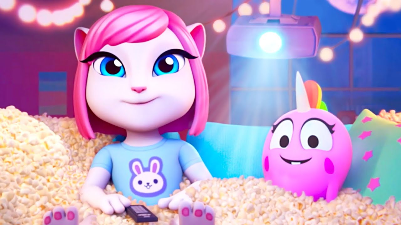 Ночь кино с Говорящей Анжелой 🤩 KEDOO мультики для детей
