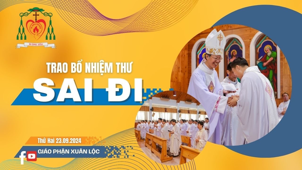 C&ocirc;ng Bố v&agrave; Trao Bổ Nhiệm Thư cho C&aacute;c Linh Mục được sai đi với sứ vụ mới