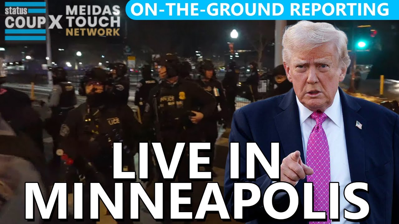 LIVE ICE HOTEL PROTESTS in Minneapolis