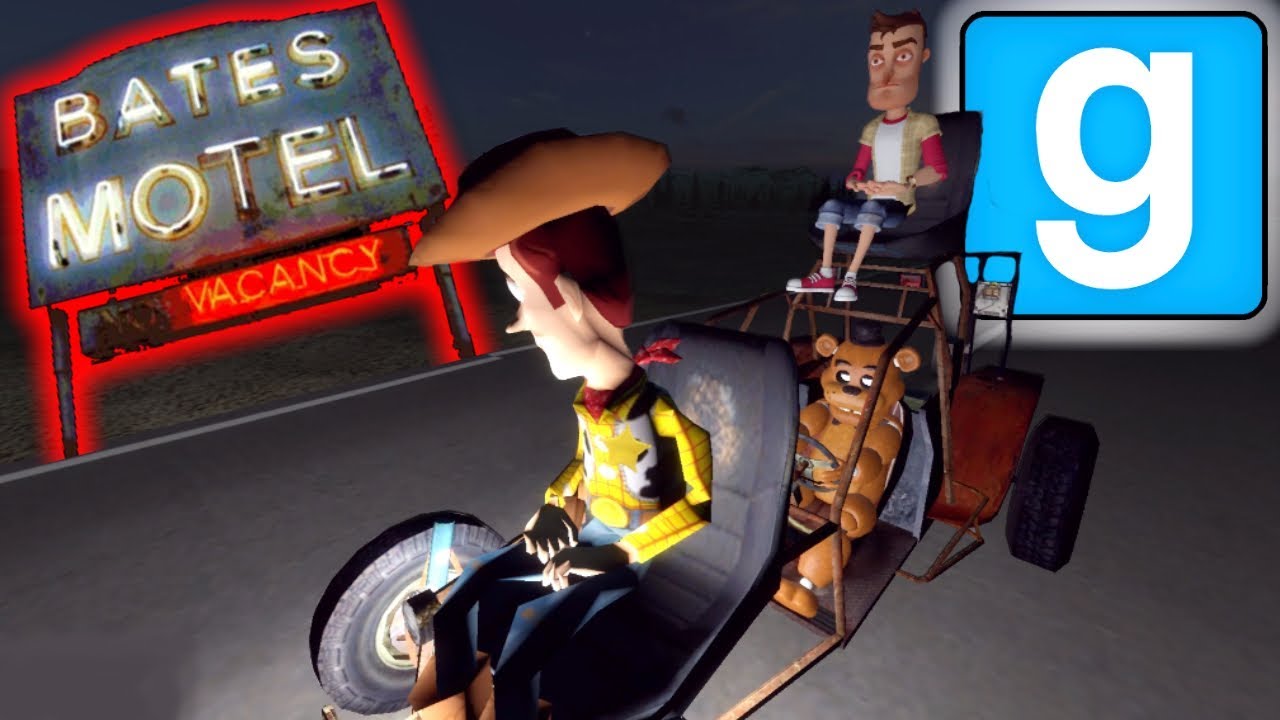 WE WENT ON VACATION IN A HAUNTED MOTEL IN GMOD! | Multiplayer Garry's Mod Gameplay