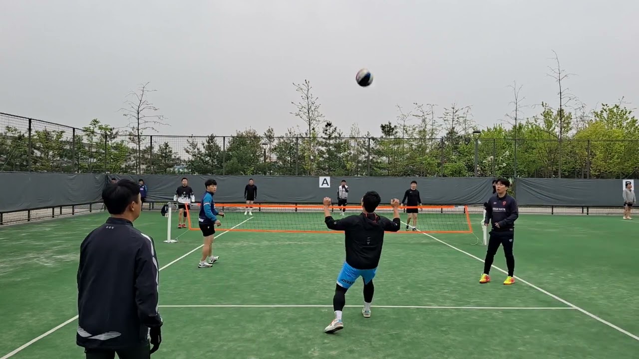 토요족구배 교류전(4/20) 2번대결 홍관장족구 홍성우 :  부천한울 한공희