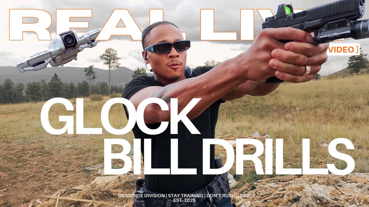 Glock 17 Bill Drills | Range Day #billdrill #glock17gen5 #firearmsafety #firearmstraining #edc #9mm 
