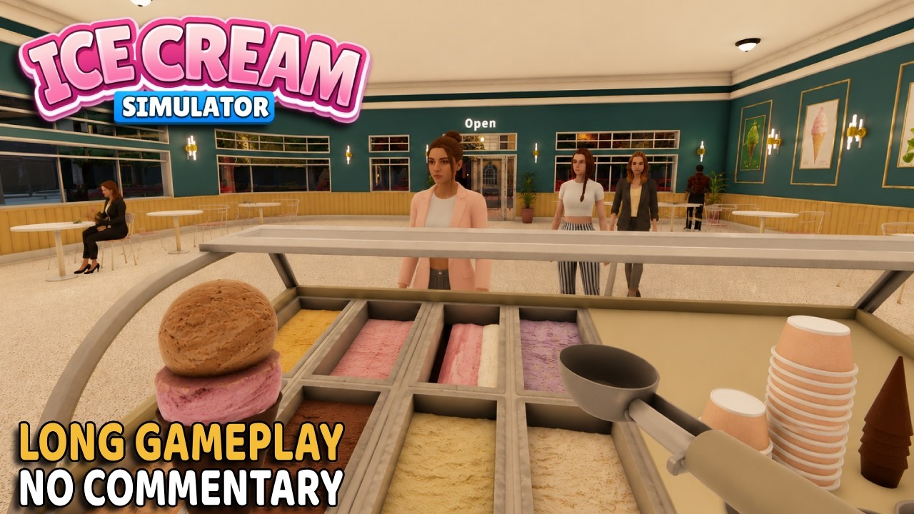 Ice Cream Simulator | No Commentary Long Gameplay