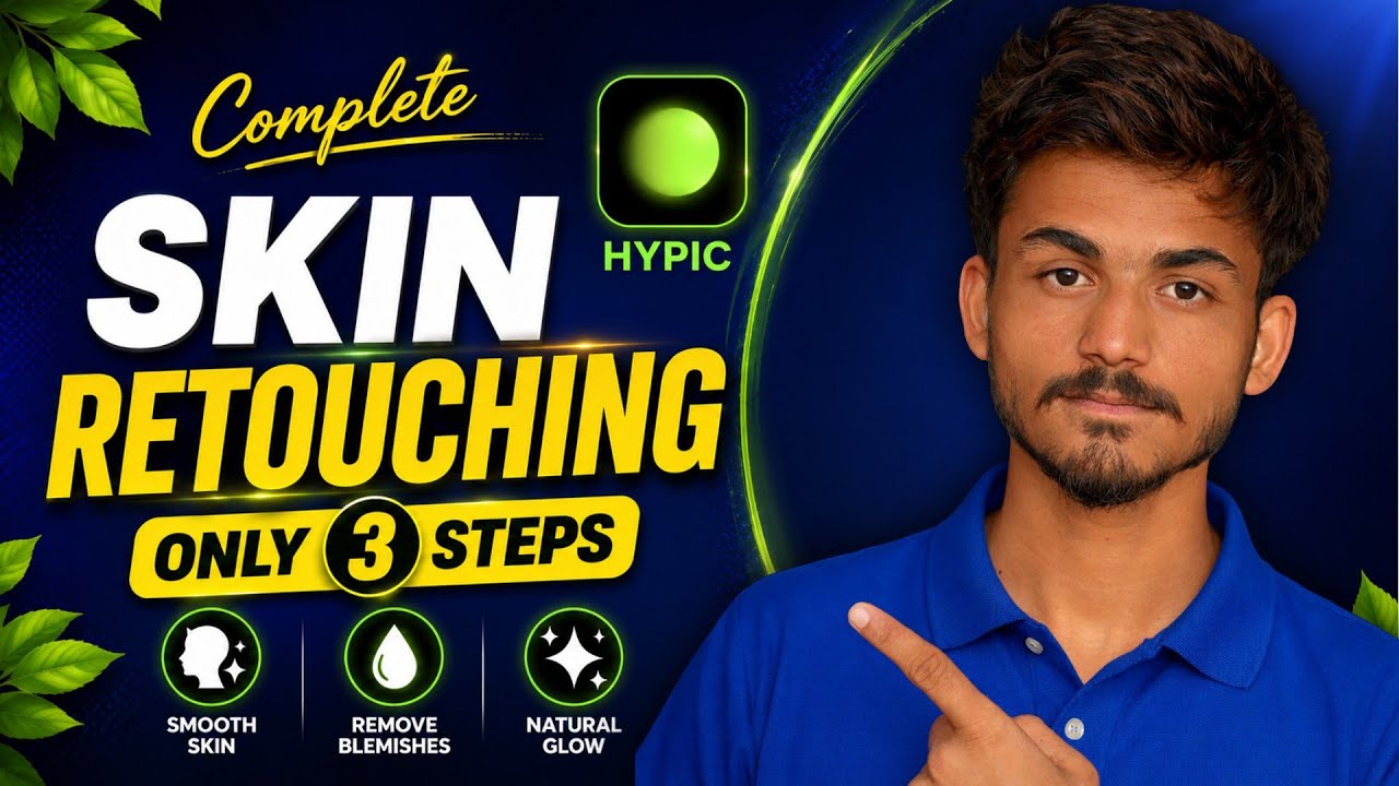 Hypic App Face Smooth Editing Tutorial 😍 | सिर्फ़ 3 Steps में 🤯 | New Trick 2025
