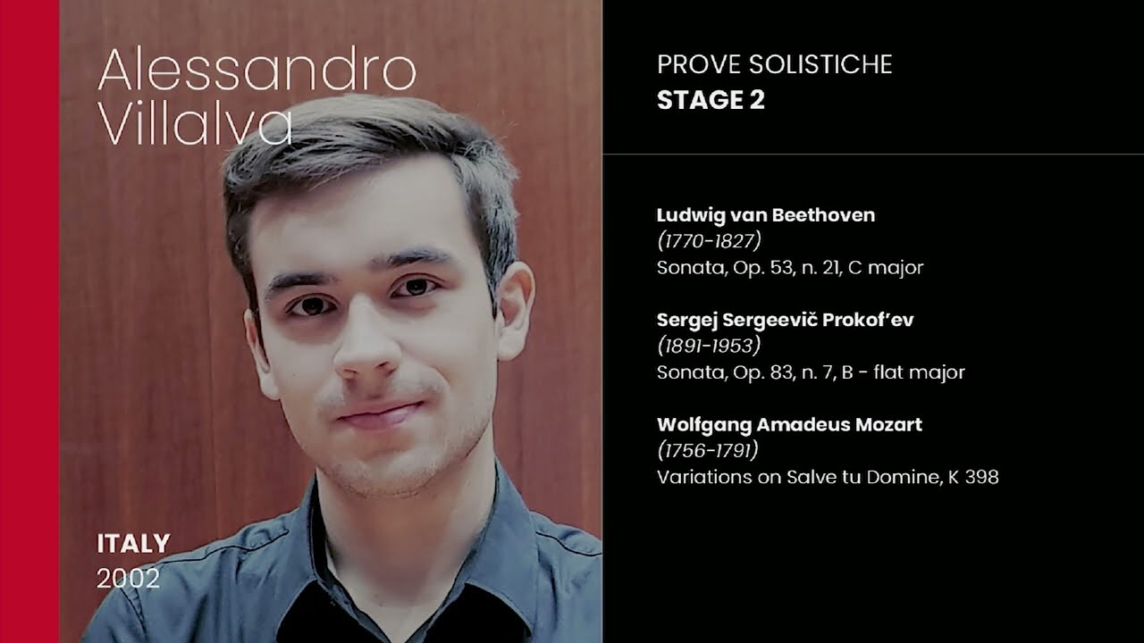 Piano FVG 2023 - Prove Solistiche / Stage 2 - Alessandro Villalva