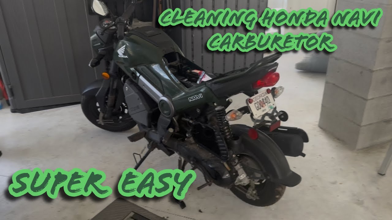 Как почистить карбюратор Honda Navi!!! / пошаговая инструкция.