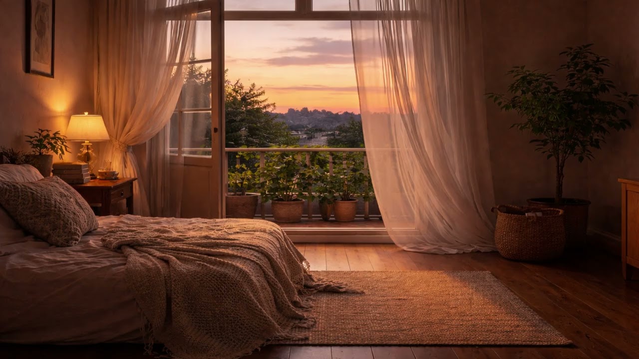 Sunset Lofi Chillhop Piano & Ambient Synth Pads for Final Closure 🌇🪟🌬️