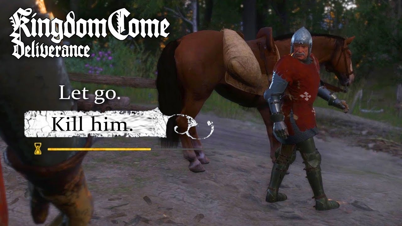 KILL vs LET GO ULRICH CHOICE - Kingdom Come: Deliverance - All That Glisters Quest (MYSTERY KNIGHT)
