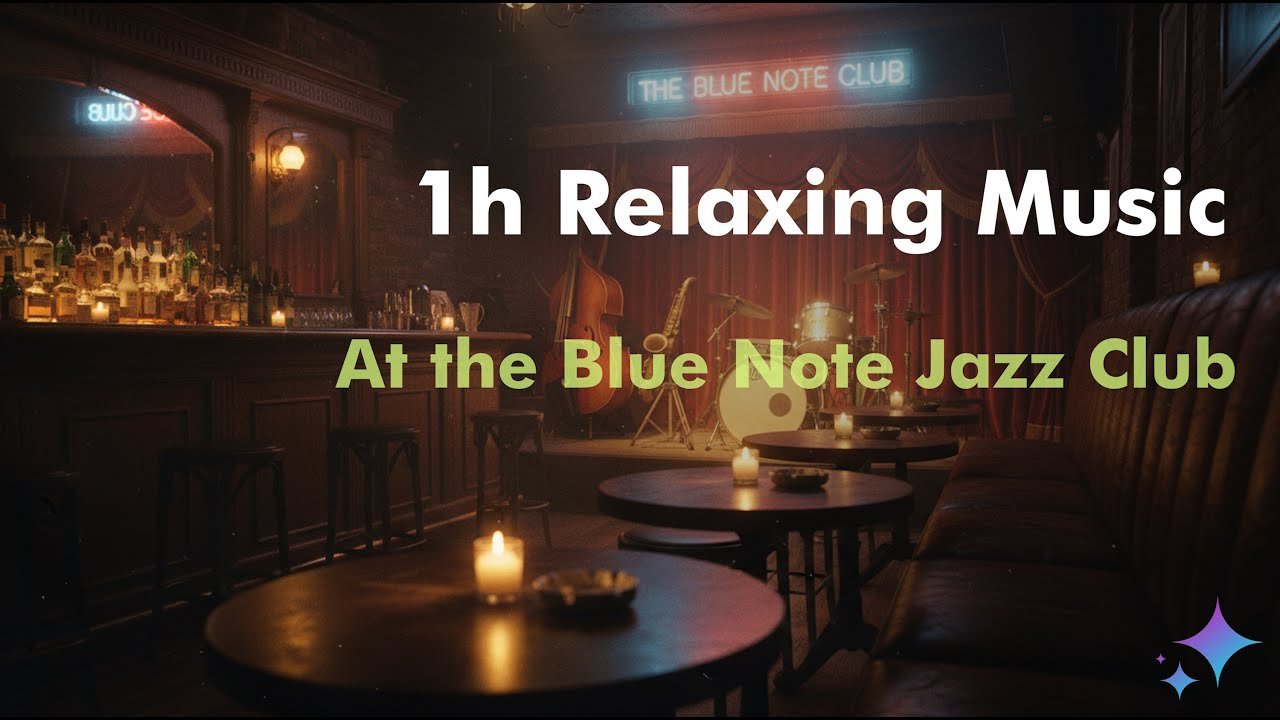 1h Relaxing Jazz LoFi Ambient Music - The Blue Note Jazz Club
