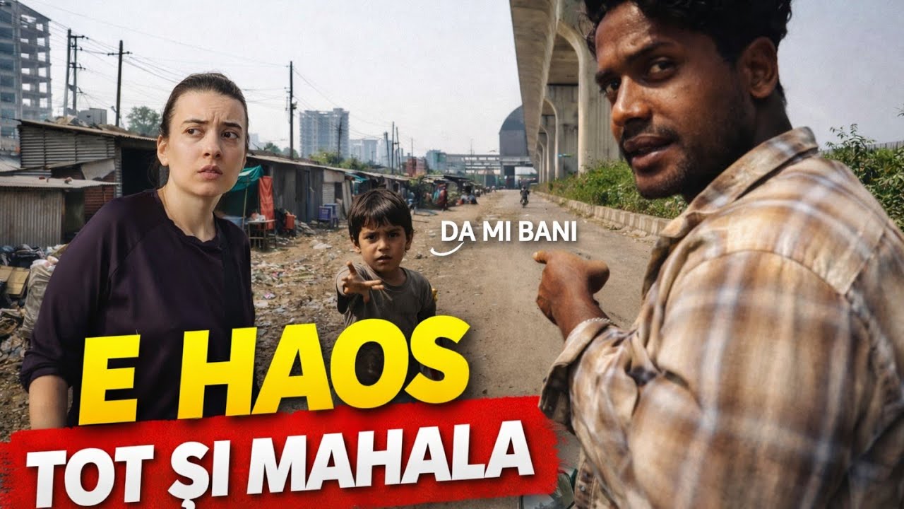 HAOS ÎN DHAKA 🇧🇩 | Copii care cer bani, oameni pe tren și rikșă haotică