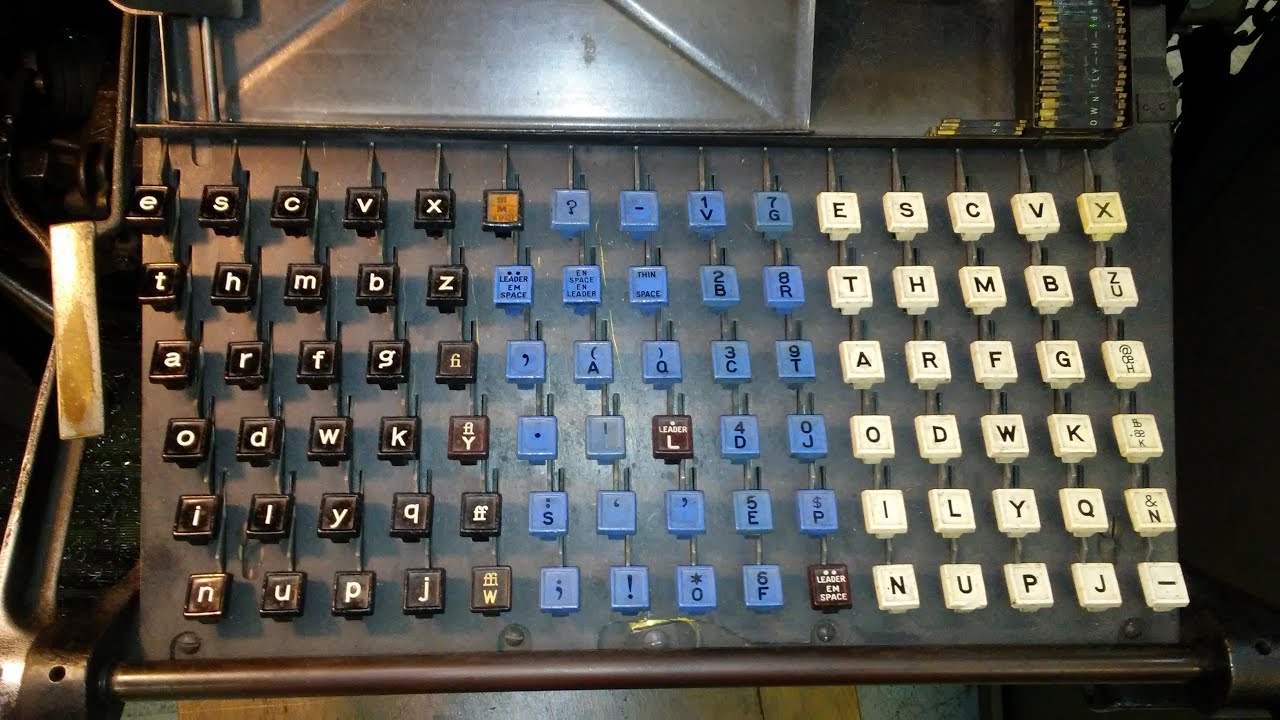 Linotype at International Printing Museum, Carson, CA