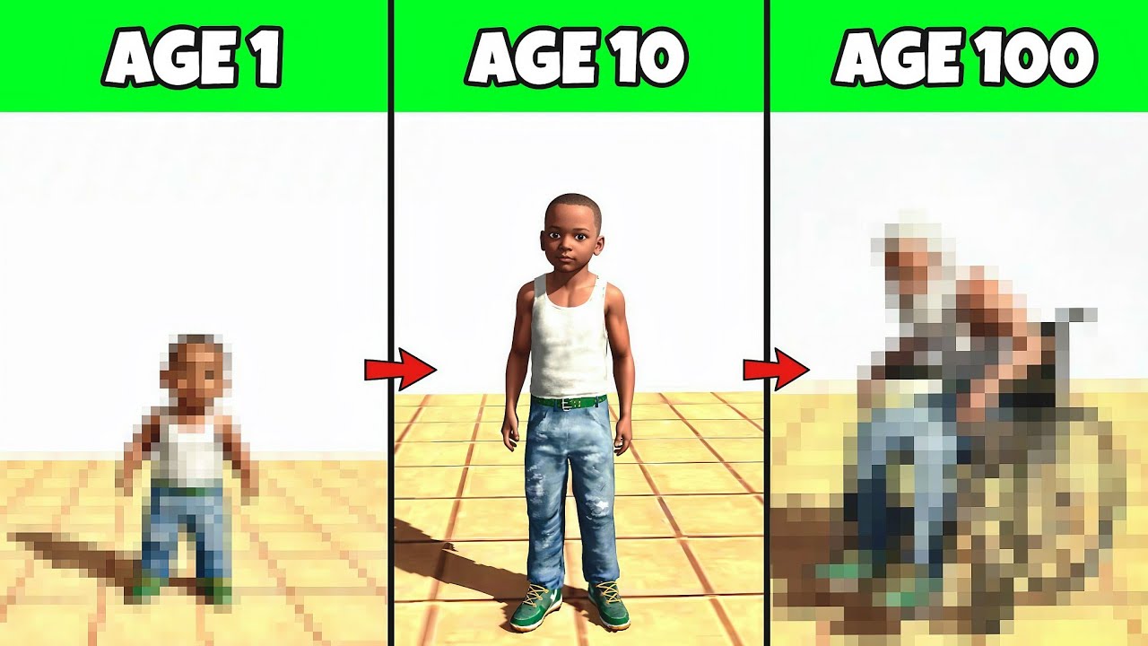 Franklin Age 1 - 100 Transformation 😱 Indian Bike Driving 3D 🔥