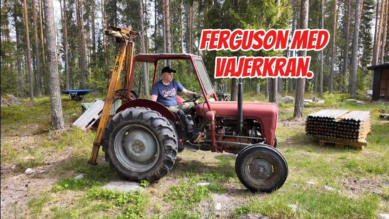 Ferguson med Star vajerkran.