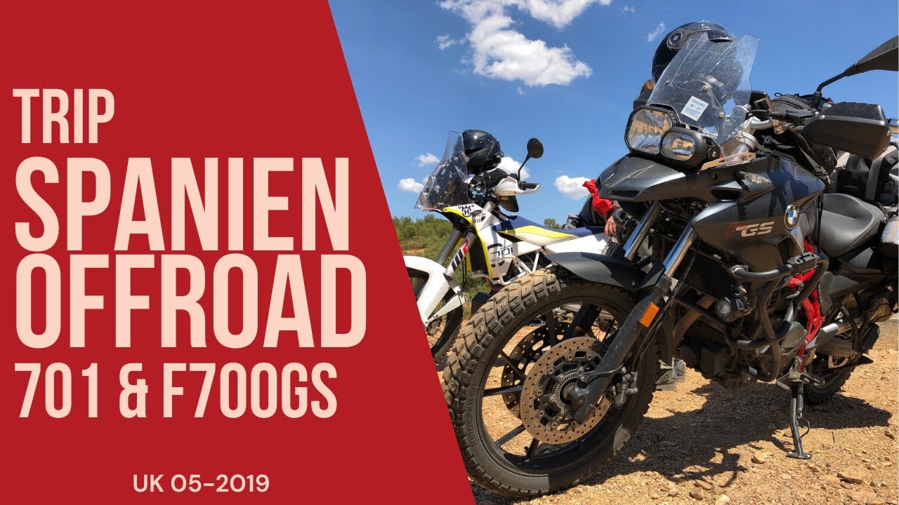Spain Exploration mit der Husqvarna 701 und der F700GS fuer insgesamt 3 Wochen